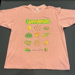 Bonnaroo 2025 Lineup Graphic T-Shirt Pink Festival Tee Unisex Large